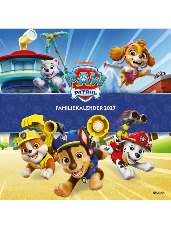 Paw Patrol Familiekalender 2027
