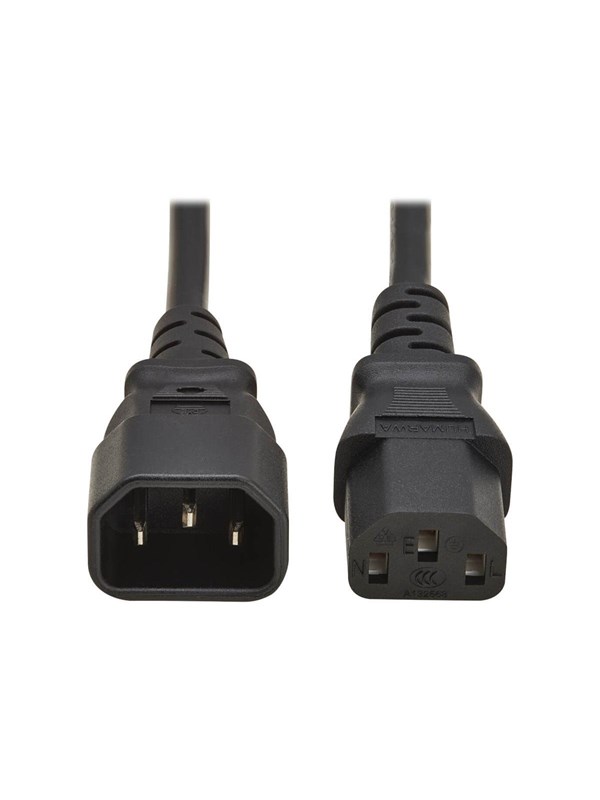 Eaton Series PDU Power Cord C13 to C14 - 10A 250V H05VV-F 2 m (6.6 ft.) Black