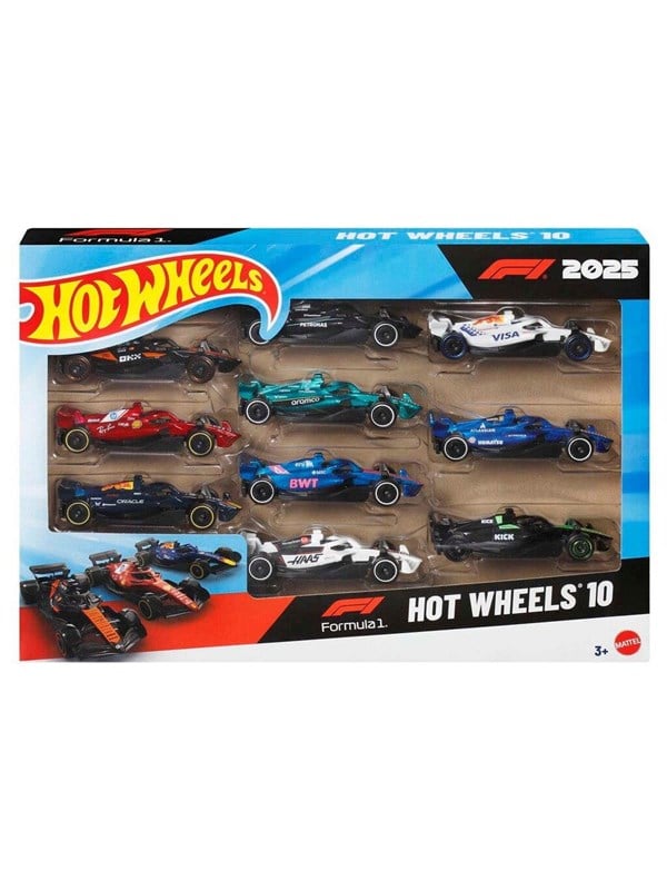 Hot Wheels F-1 Racing 1:64 10-Pack