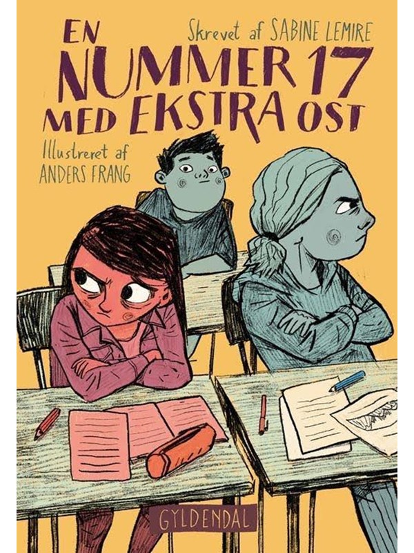 En nummer 17 med ekstra ost - Børnebog - Hardcover