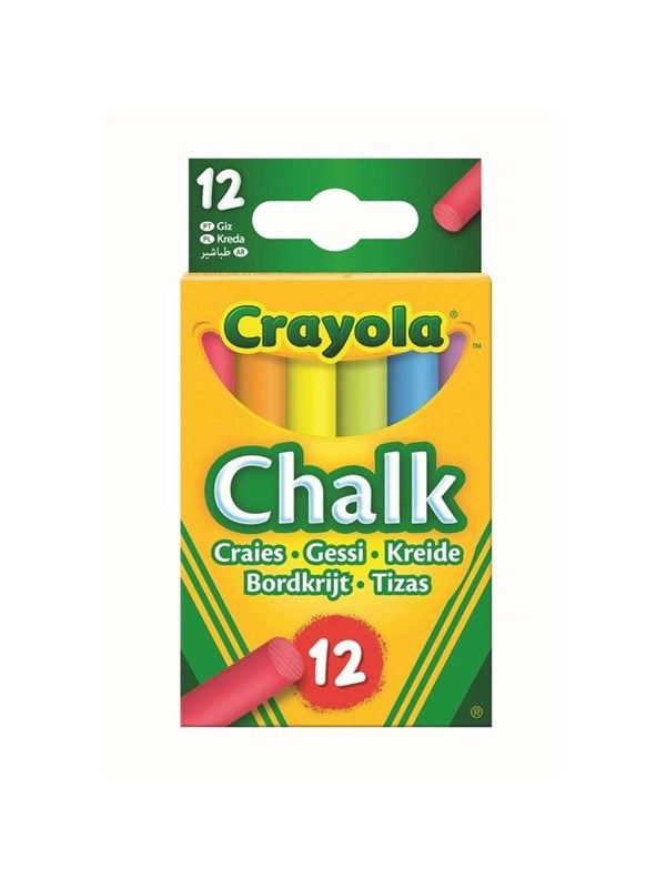 Crayola Anti-Dust Tavlekridt - Lilla - 12 stk.