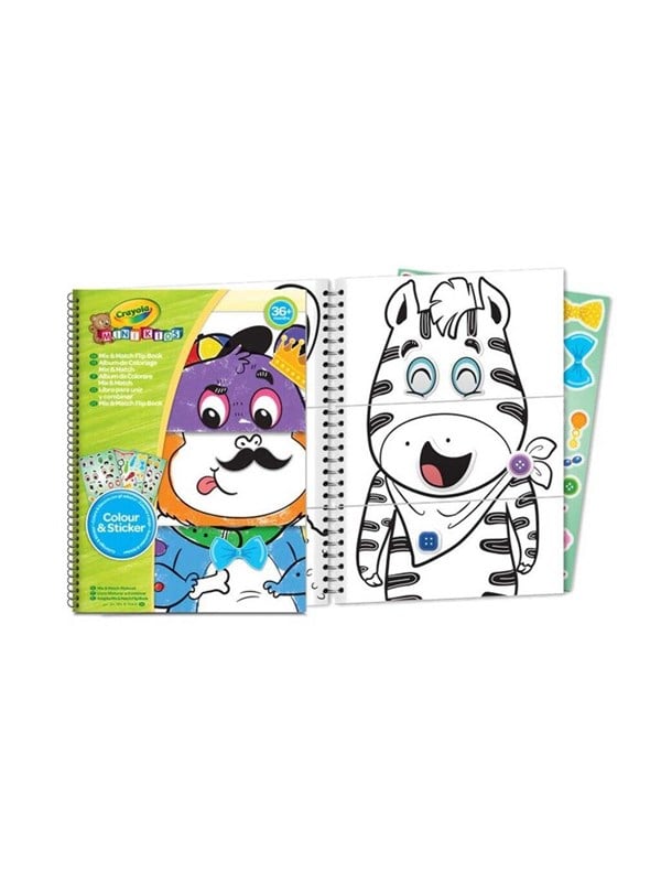 Crayola Mini Kidstoday Feel Mix & Match Flip Book billede