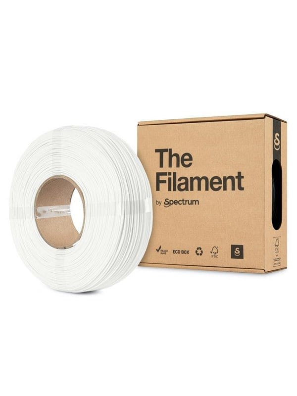 Spectrum Filaments TF-24042 3D print materiale Polymælkesyre (PLA) Hvid 1 kg