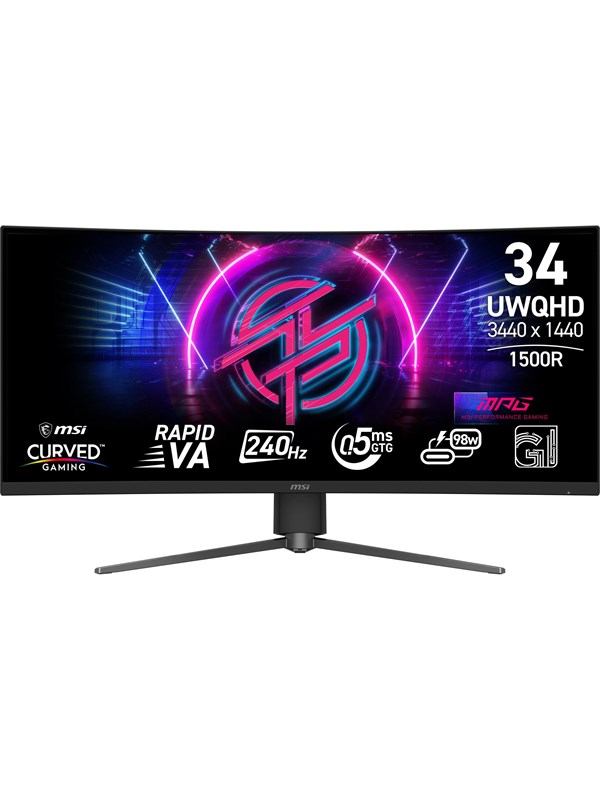 MSI MPG 346CQRF X24 34" VA 3440 x 1440 (UltraWide) DisplayPort HDMI USB-C