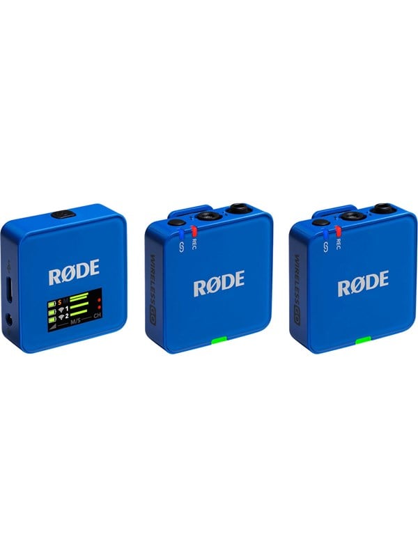 Trådløst mikrofonsystem RØDE Wireless GO Gen 3 - koboltblå