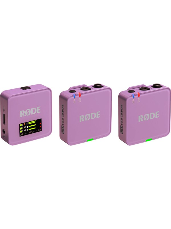 Trådløs mikrofon RØDE Wireless GO (Gen 3) - syrénlilla