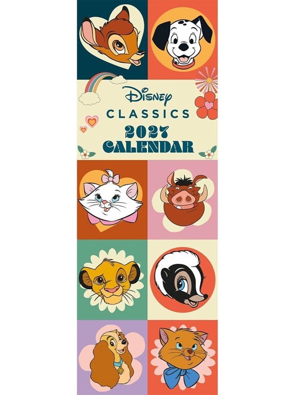 Pyramid DISNEY CLASSIC SLIM CALENDAR 42 x 15cm