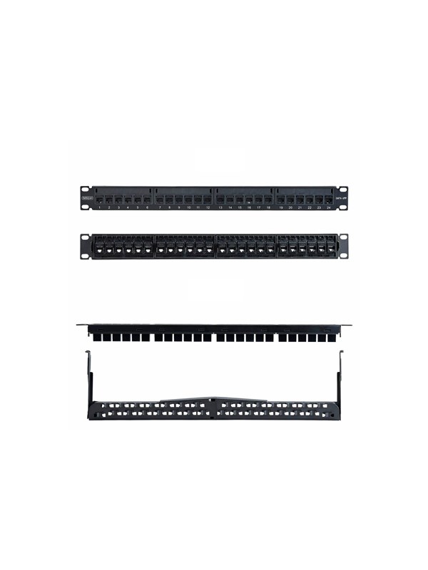 StarTech.com patch panel - 1U - 19"