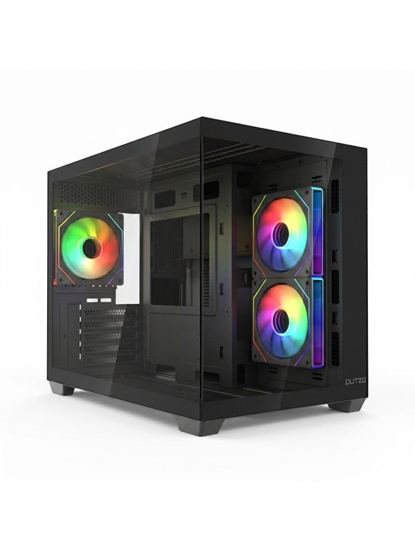 DUTZO C250 Panorama ARGB - Kabinet - Sort