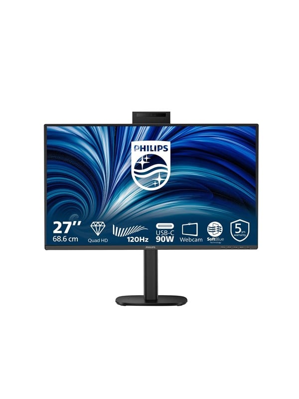 27" Philips 3000 Series 27B2U3601H - 2560x1440 (QHD) - 120Hz - IPS - 90W USB-C billede