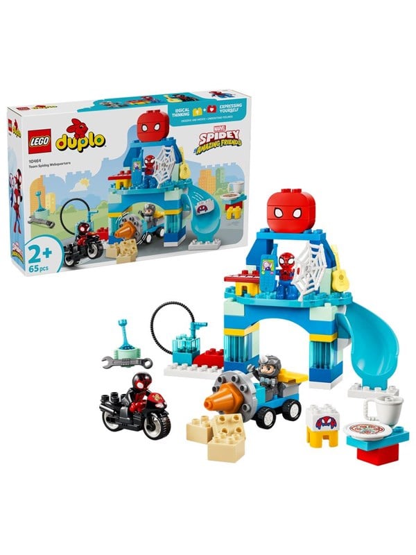 LEGO DUPLO 10464 Team Spidey Webkvarter - byggesæt til børn 2+