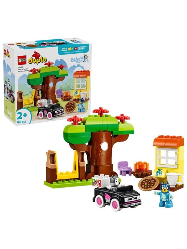 LEGO DUPLO 10469 - Pizza Girls med Muffin og Bluey byggesæt (44 dele)