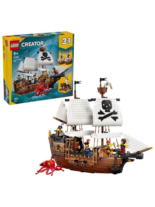 LEGO Creator 31387 Ikonisk piratskib billede