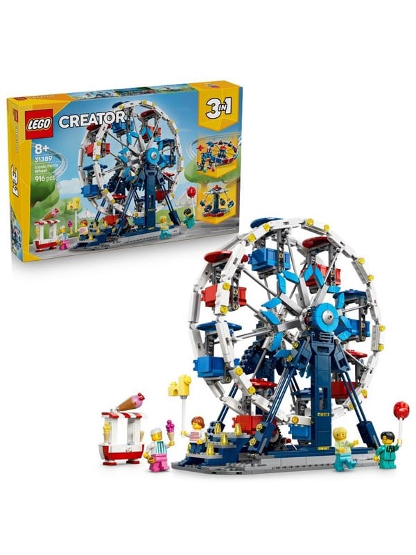 LEGO ® Creator - 3-i-1 Ikonisk Pariserhjul 31389 - 916 Dele