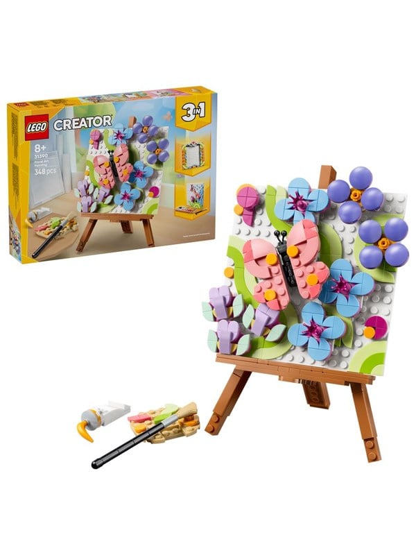 LEGO Creator 3-i-1 31390 Blomsterkunst - dekorativt maleri (348 dele)