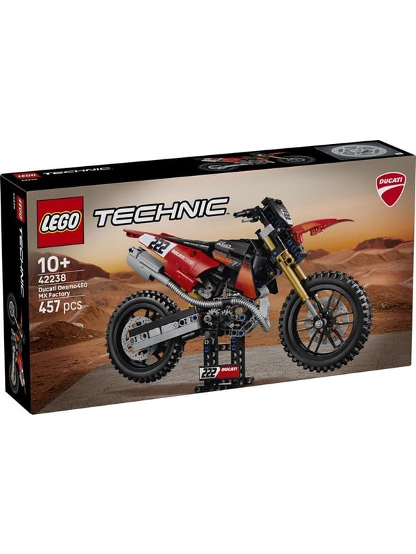 LEGO Technic 42238 Ducati Desmo450 MX Factory-motorcykel LEGO Technic 42238 Ducati Desmo450 MX Factory-motorcykel