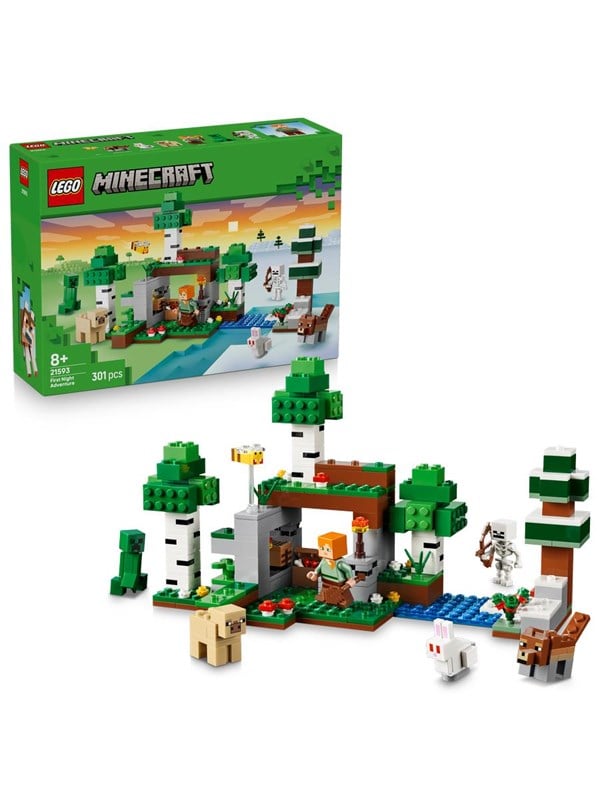 LEGO Minecraft 21593 Første nats eventyr billede