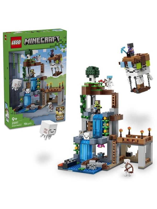LEGO Minecraft Ghast-ballonlandsbyangreb - GEEKD.dk