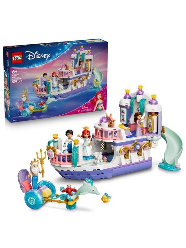 LEGO ® Disney - Ariels Royale Bryllupsbåd 43299 - 519 Dele
