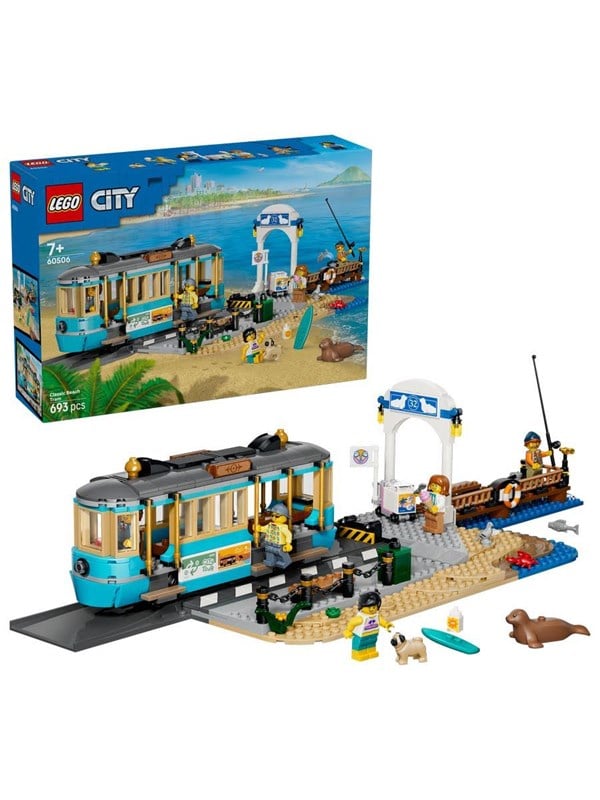 LEGO City 60506 Klassisk sporvogn med strandstop