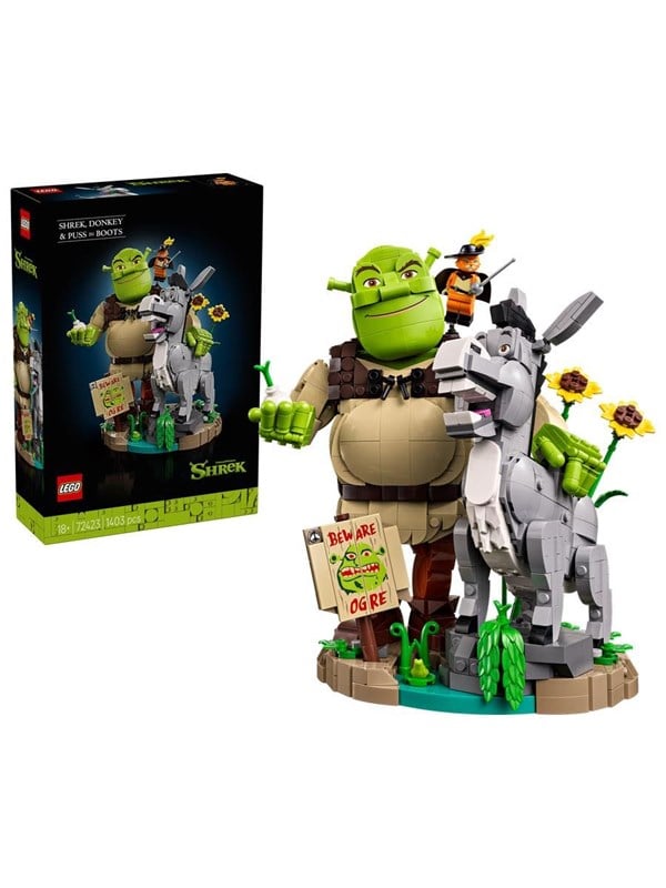 LEGO Shrek 72423 Shrek, Æsel og Den bestøvlede kat LEGO Shrek 72423 Shrek, Æsel og Den bestøvlede kat