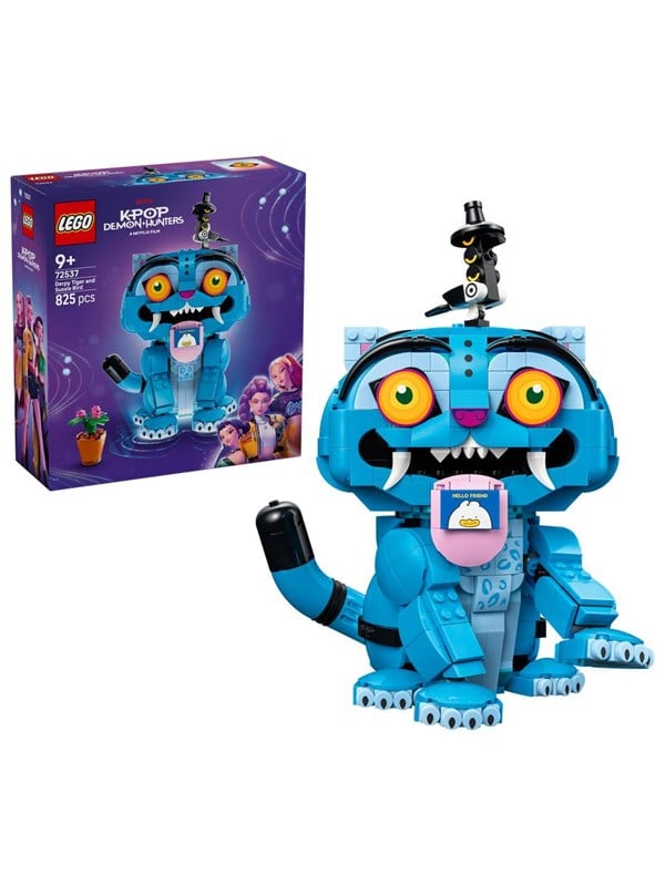LEGO KPop Demon Hunters 72537 Tigeren Derpy og fuglen Sussie billede