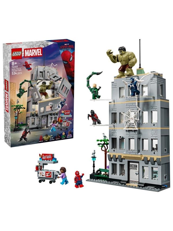 LEGO ® Marvel - Spider-Man Mod Hulk - Episk Opgør 76350 - 534 Del