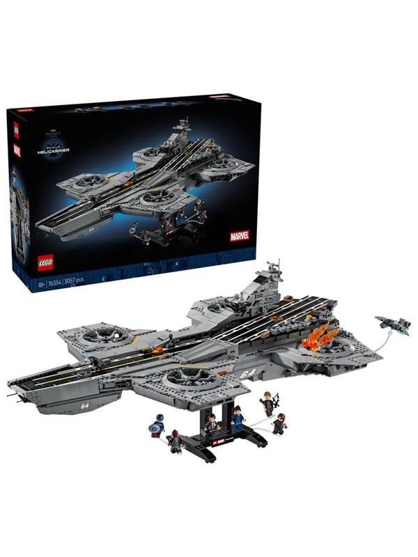 LEGO Marvel 76354 S.H.I.E.L.D. Helicarrier - samlesæt til voksne (18+)
