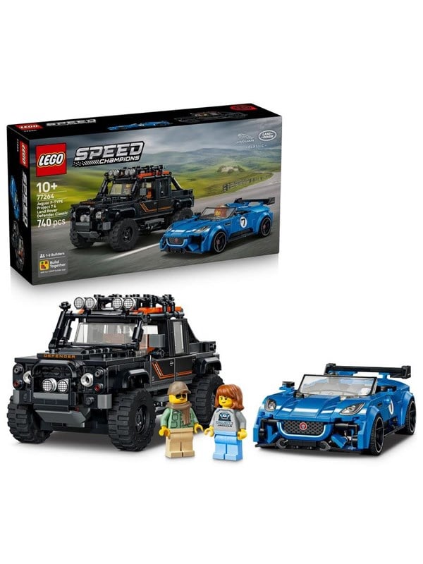 LEGO Speed Champions 77264 Jaguar Project 7 og Land Rover Defender billede