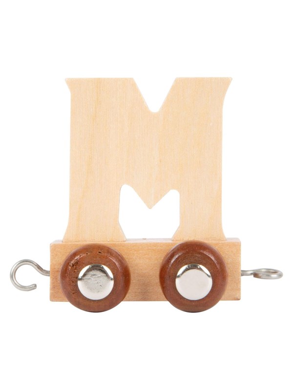 Small Foot - Wooden Letter Train - M - 12 pieces