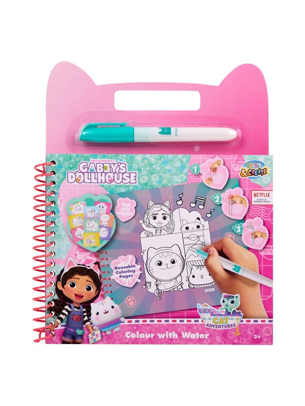 Canenco Gabby's Dollhouse Watercolor Book