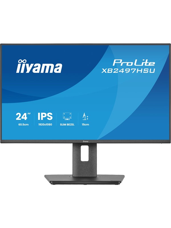 iiyama ProLite XB2497HSU-B1 23,8" Full HD IPS skærm - sort