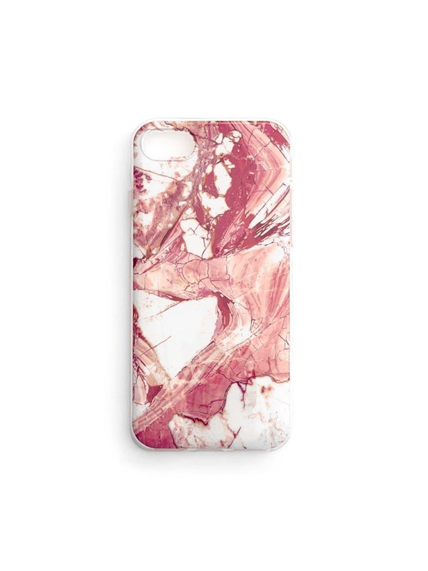 Wozinsky Marble Gel Case Marble Cover Samsung Galaxy S22+ (S22 Plus) pink