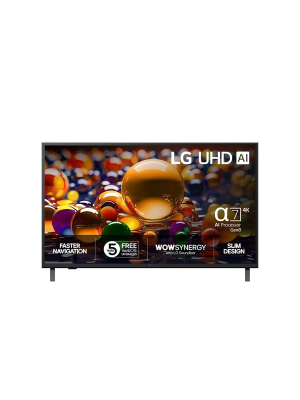 LG 43" Fladskærms TV LED 4K 43" UHD AI UA74 4K Smart TV 2025