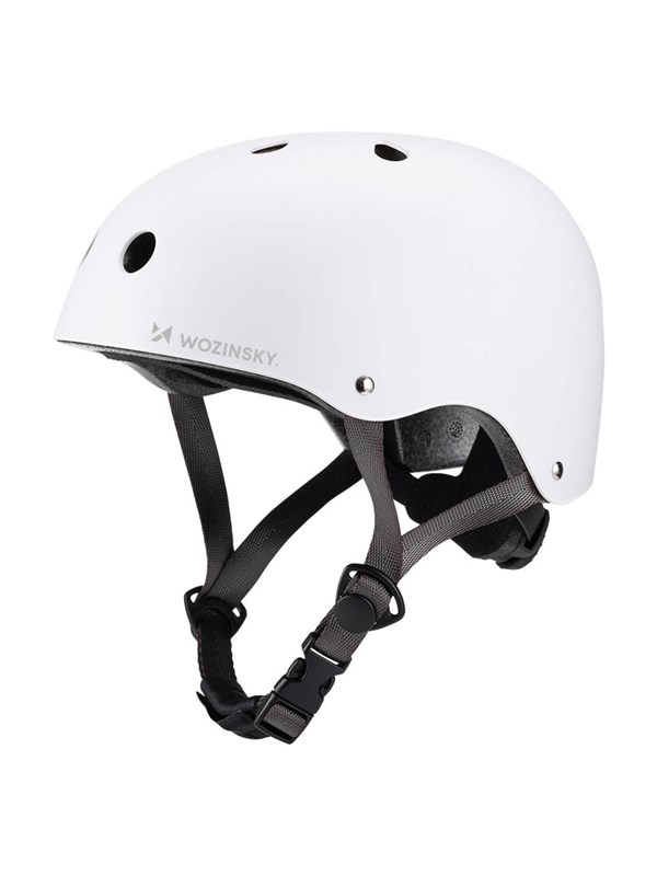 Wozinsky BMX Bicycle Helmet/Scooter Light 54-58 cm - White