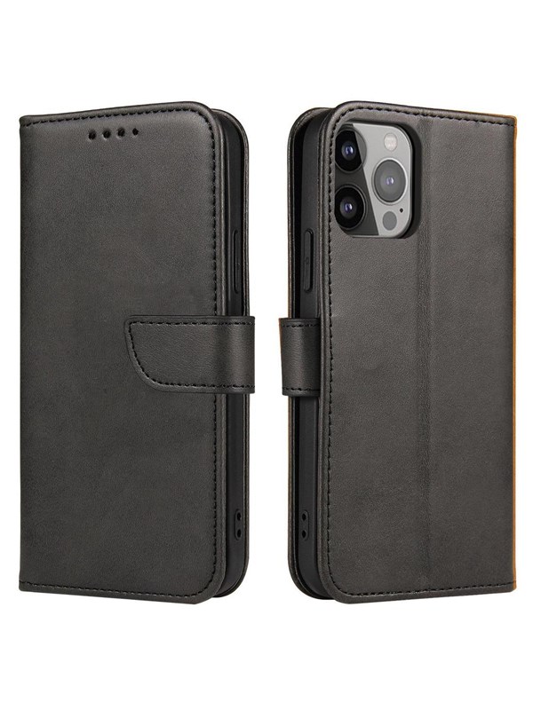 Hurtel Magnet Case etui Asus Zenfone 9 pokrowiec z klapka portfel podstawka czarne