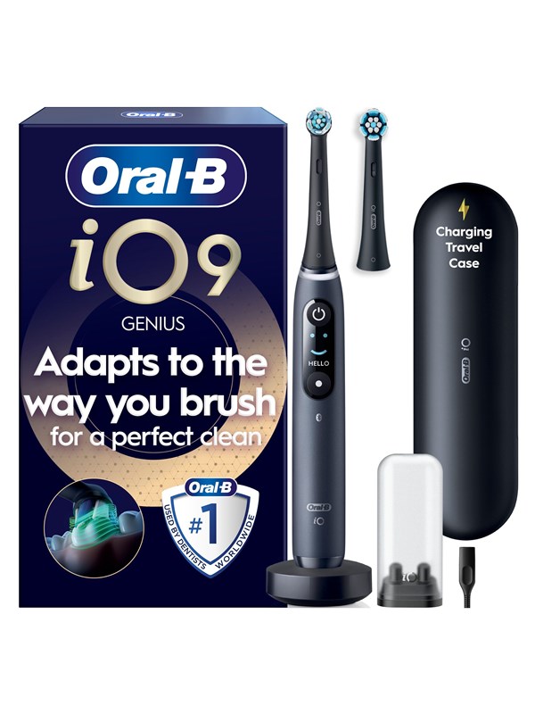 Oral-B Eltandbørste iO9 Black Onyx + 1 Extra Refill