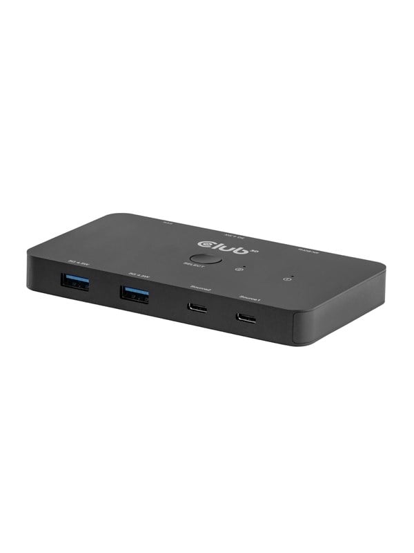 Club 3D CSV-2512 KVM Switch Dual USB‑C to HDMI 4K60