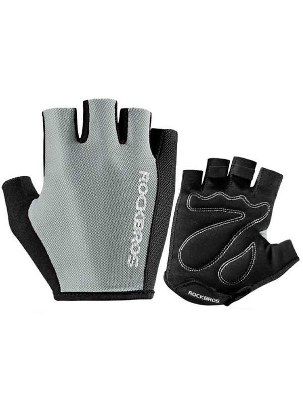 RockBros Rekawiczki rowerowe bez palców rozmiar XL szare ROCKBROS