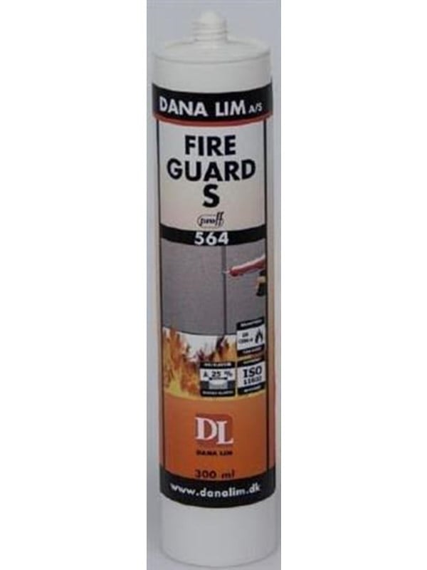 Fire Guard S 564 Grå 300 ml - Brandsilicone til brandsikring af fuger.