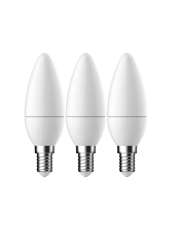 Nordlux LED pære C35 2,9W (25W) 2700K 250lm Mat 3-pak E14
