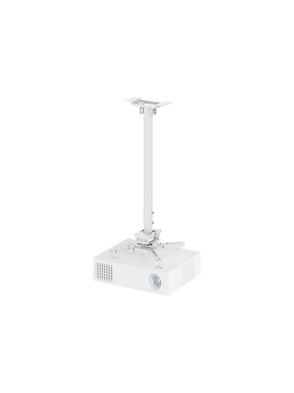 Neomounts CL25-550WH1 mounting kit - full-motion - for projector - easy-install height 74.5 - 114.5 cm - white