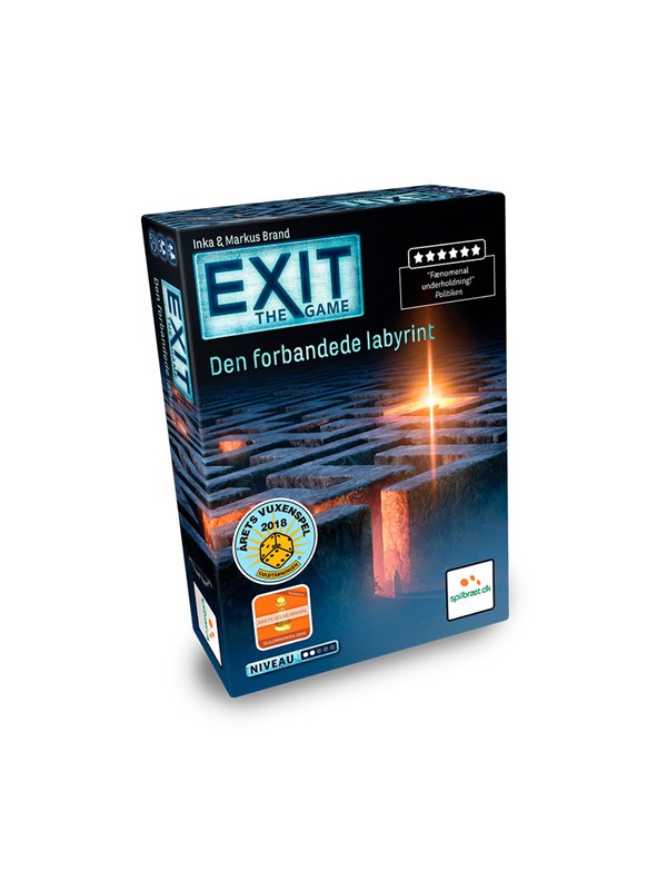 Lautapelit EXIT 15: Den forbandede labyrint (DA) billede