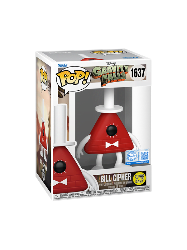 Funko! - Funko POP Vinyl Excl Gravity Falls Bill Glow