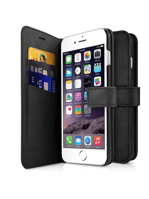 ITSKINS WALLET BOOK, Tegnebogsetui, Apple, iPhone 6s, 11,9 cm (4.7), Sort
