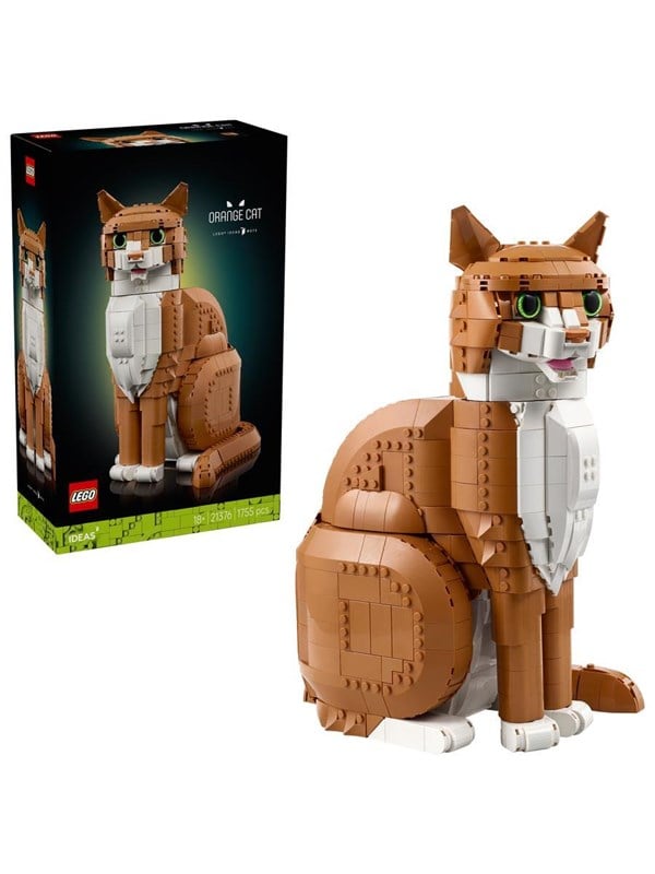 LEGO Ideas 21376 Orange kat - samlesæt til voksne (18+)