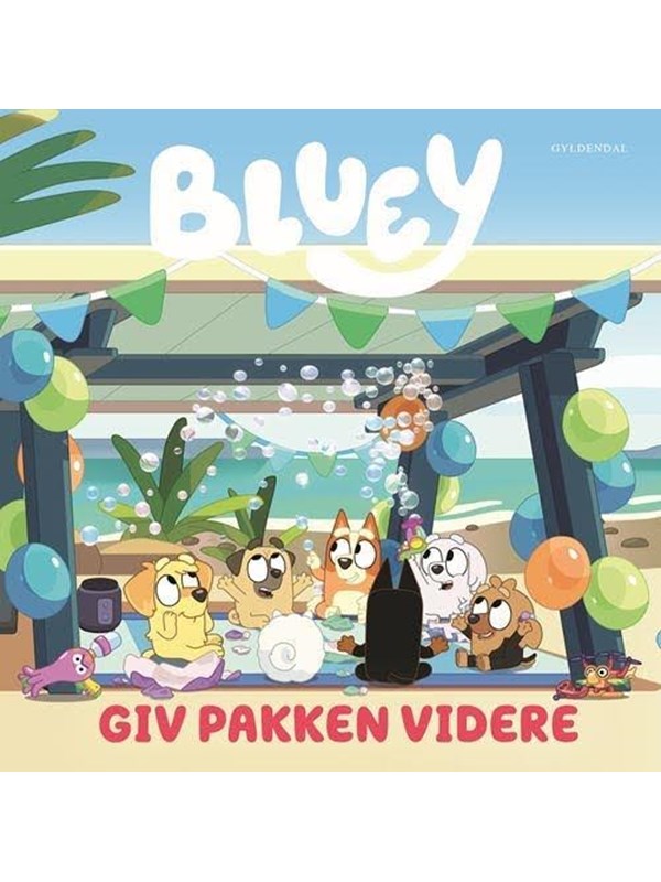 Bluey - Giv pakken videre - Børnebog - Hardcover