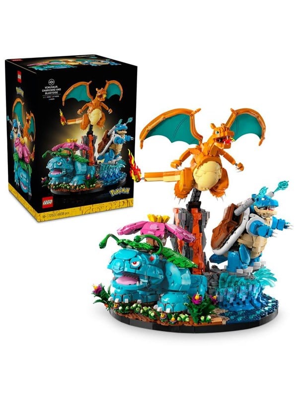 LEGO Pokémon 72153 Venusaur, Charizard og Blastoise LEGO Pokémon 72153 Venusaur, Charizard og Blastoise