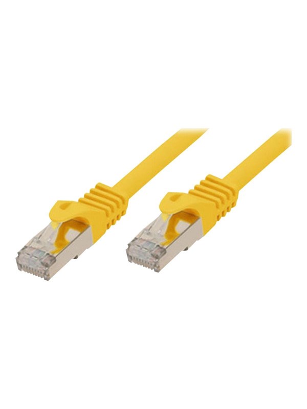 SCONN Shiverpeaks BASIC-S patch cable - 1 m - yellow - Gul - 1m