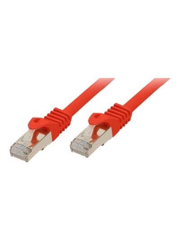 SCONN Shiverpeaks BASIC-S patch cable - 1 m - red - Rød - 1m